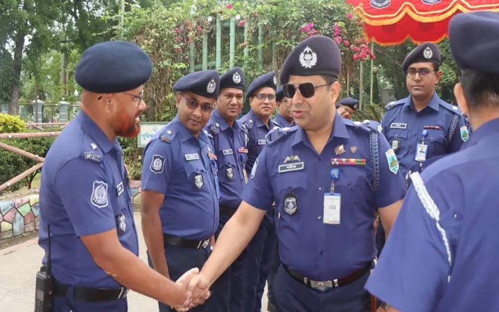 নাটোর জেলার নতুন পুলিশ সুপার শরিফুল হক